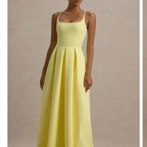 Chic Yellow Maxi Dress